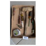 Sledgehammer, Assorted Screwdrivers &