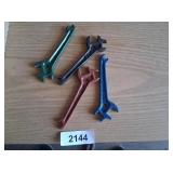 (4) Vintage Wrenches