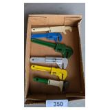 Assorted Adjustable Pipe Wrenches