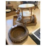 Nut Cracking Bowl, Salt & Pepper, Lazy Susan &