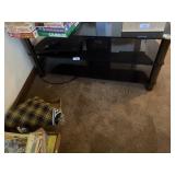 TV Glass Table & LG Blu Ray Disc Player