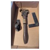 Pipe Wrench, Planer & Carpenters Try Square