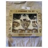 Vintage Stoneware Tea Set