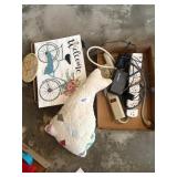 Quilt Cat Pillow, Home Decor & Power Strips