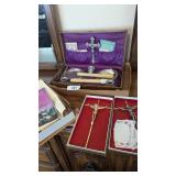Last Sacrament Set, (2) Crucifixes &