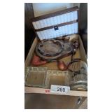 (3) Vintage Pipes w/ Ashtray Pipe Holder,