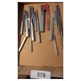 Assorted Punches & Irwin 3/8" Wood Drill Bit