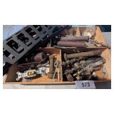 Plywood Divided Box + Drill Bits, Outdoor Spigot,
