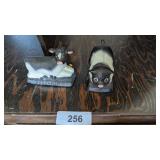 Carls. Akey Inc. Cast-Metal Dairy Cow & Pig