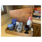 Candle Holders, Cutting Board & Other