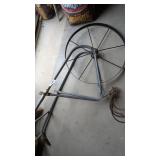 Vintage Walk Behind HIgh-Wheel Garden Cultivator