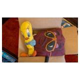 Peanuts, Snoopy, Tweety, California Raisin Pillows