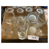 Assorted Glasses All Monogrammed w/ "S"