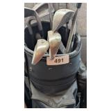 Golf Bag w/ Wilson Golf Clubs w/ Some Balls