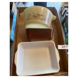 Pyrex Casseroles & Bowl