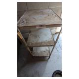 Vintage Metal Cart w/ Electric Outlet