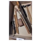 Hand Saw, Riveting Tack Cobbler Hammer, +