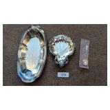 Silver Plate Nut Dish & Server