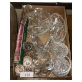 Assorted Clear Glassware