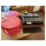 Tupperware Serving Pc., Tupperware Ice Bucket &