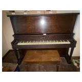 Schiller Upright Piano + Bench