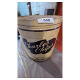 Charles Chips 64 oz. Tin