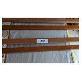 (2) Homemade Twin Bed Rails