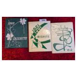 Irishite 1960 & 1961, 1962 School Yearbooks