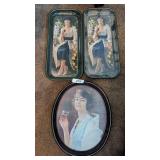 (3) 1973 Coca-Cola Metal Trays