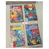 (4) Comic Books