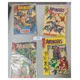 (4) Avengers Comic Books