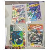 (4) Spiderman Comic Books