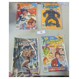 (4) Spiderman Comic Books