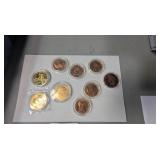 (9) Medallions / Coins