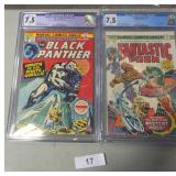 Black Panther & Fantastic Four 7.5 Comic Books