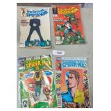 (4) Spiderman Comic Books