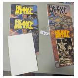 (4) Heavy Metal Comic Books