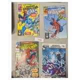 (4) Spiderman Comic Books