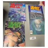 (4) Heavy Metal Comic Books
