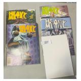 (4) Heavy Metal Comic Books
