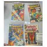 (4) Fantastic Four Comic Books