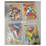 (4) Spiderman Comic Books
