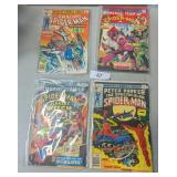 (4) Spiderman Comic Books
