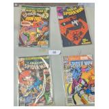 (4) Spiderman Comic Books