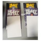 (4) Heavy Metal Comic Books