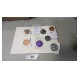(7) Commemorative Coins