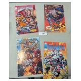 (4) Comic Books