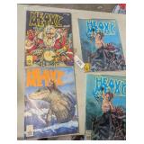 (4) Heavy Metal Comic Books