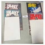 (4) Heavy Metal Comic Books