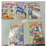 (5) Spiderman Comic Books